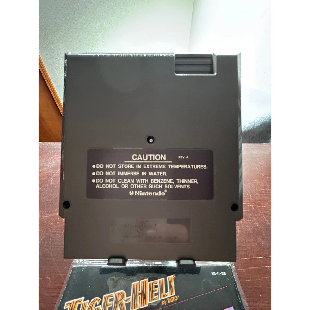 Tiger-Heli Nintendo NES Game Cartridge with Manual and Dust Sleeve NES-TI-USA